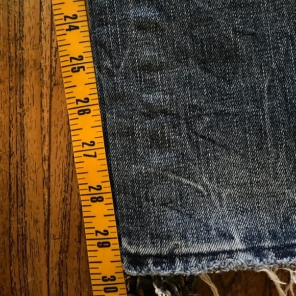 Women's American Eagle Distressed Embroidered Skinny Camera "Snap" Jeans 28 x 30 - Picture 14 of 16